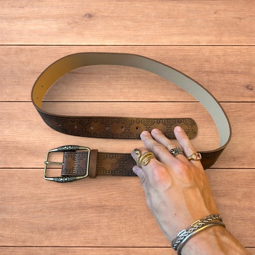 Vintage style faux leather