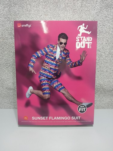Smiffys sunset flamingo suit - flamingo,