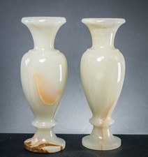 Pair Green Onyx Marble