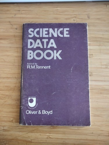Science data book - science,