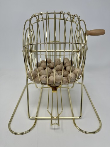 Bingo game set - bingo, cage