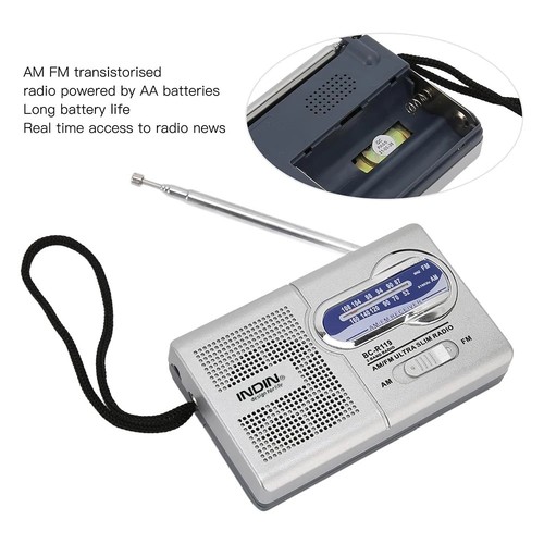 R119 portable am fm - pc, bc-r119