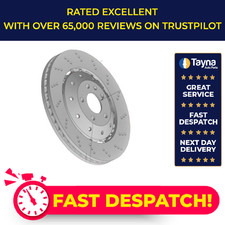 2x Brake Discs Pair Vented