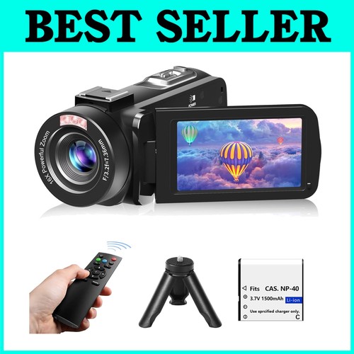Full 1080p camcorder with - full,