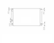 Radiator for Toyota Estima