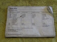 DAF TRUCKS AND COACH TECHNICAL DATA POCKET BOOK