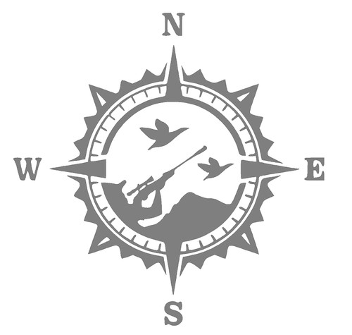 Compass vinyl stickers - compass,