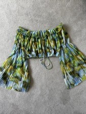 Zara Tulle Bardot Top Size S