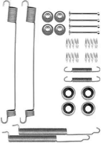 Brake shoe fitting - , kit