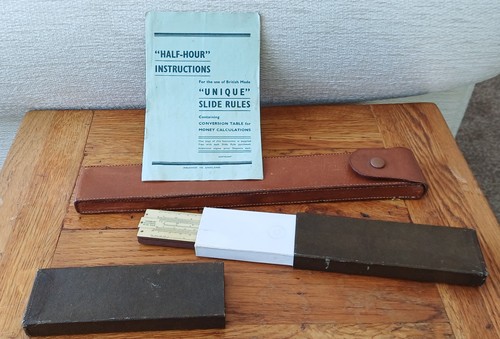 Vintage unique slide rule - "unique",