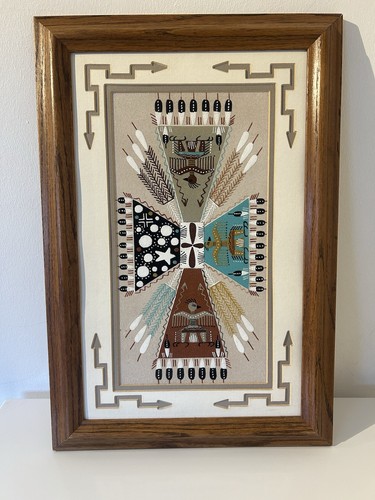 Navajo sand picture artist - navajo,