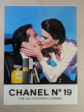 Chanel 19 Perfume 1987 Original Paper Magazine Advert