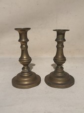 Brass Candlesticks X2 Vintage