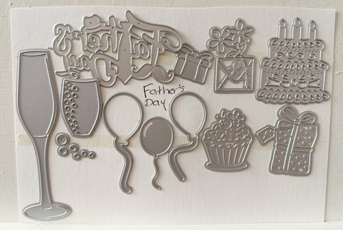 Mixed die set celebrations - die,