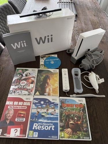 Nintendo wii console white - wii,