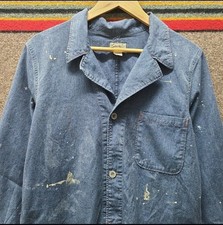 Double RL Ralph Lauren RRL Paint Splatter Cotton Twill Jacket Size 4 - 648669