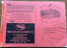 JAP V Twin MOTORCYCLE KTOR SPEEDWAY MANUAL MORGAN Racing HRD PARTS FRAME ULSTER 