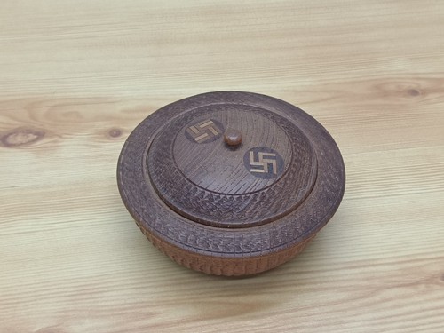 Antique good luck swirling - good,