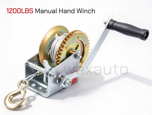 Manual hand winch 1200lb - manual,
