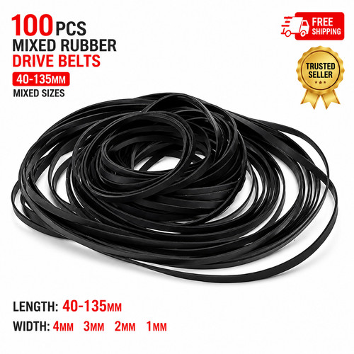 100pcs 135mm mixed rubber - 100pcs, 40-135mm