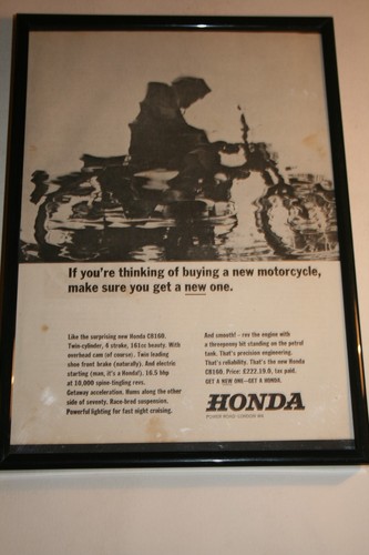 Honda 160 motor cycle - motor,