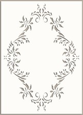 Damask Stencils Floral French