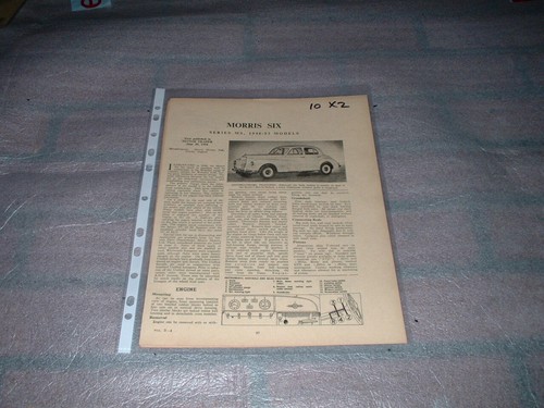 Morris six motor trader - six,