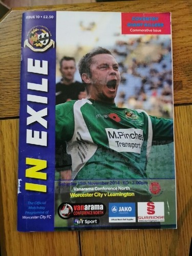 Worcester city leamington - city, v