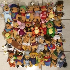 Winnie The Pooh Disney Store Beanies Soft Plush Toy Vintage Choose Your Bundle