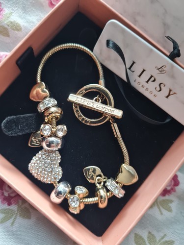 Lipsy rose gold crystal pave - lipsy,