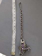 Authentic Vintage Vivienne Westwood Safety Pin Heart Bracelet W/Bag and Box Rare