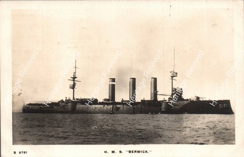 Vintage hms berwick - vintage, navy