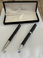 Queen Mary 2 Commemorative Pen And Pencil Set Parker vector 