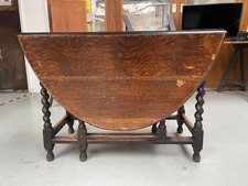 Vintage oak gateleg - oak, drop