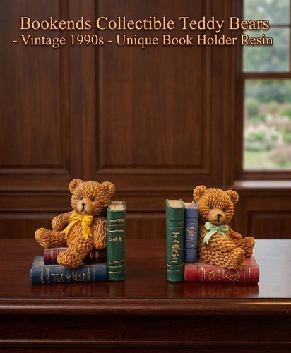 Bookends collectible teddy - bookends,