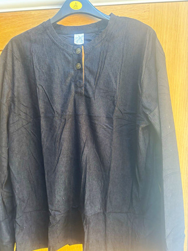 Bnwot men black henley - bnwot,