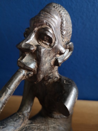 Carved ebony wood african - carved,