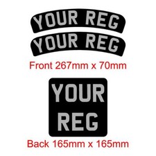 Classic Scooter Number Plate