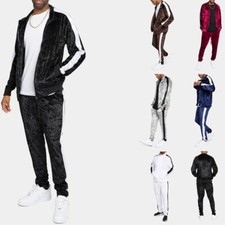 Men's Velvet Velour Tracksuit