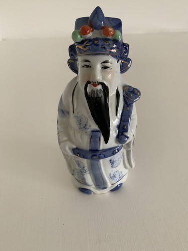 Vintage oriental chinese blue - vintage,