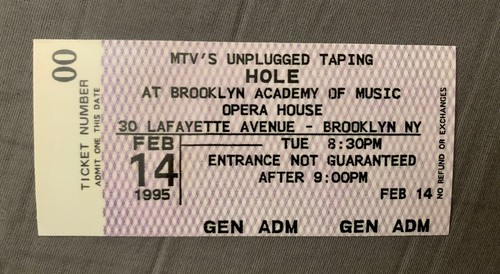 Hole mtv unplugged concert - mtv,