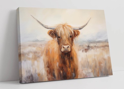 Highland cow impressionist - highland,