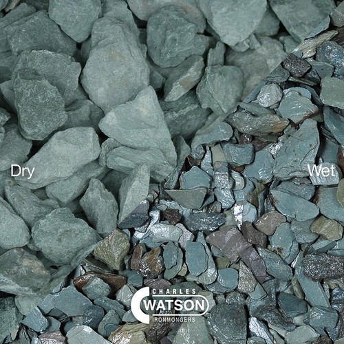 Green slate decorative - green,