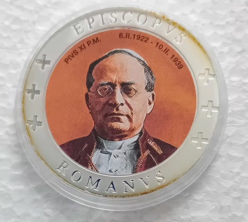 Vatican pope pius silver - pius, xi