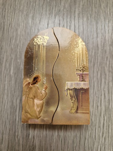 Triptych pocket shrine 9cm - triptych, shrine,