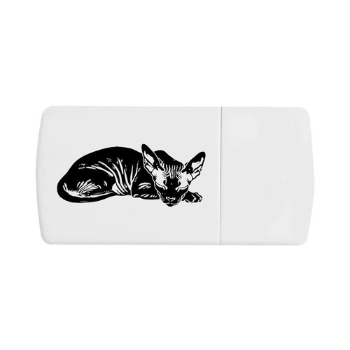 Sphynx cat sleeping - 'sphynx, box