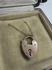 ANTIQUE 9ct ROSE GOLD HEART