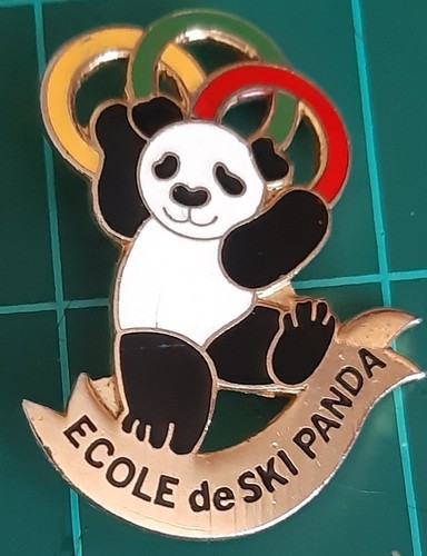 Ecole ski panda geneva pin - ski,