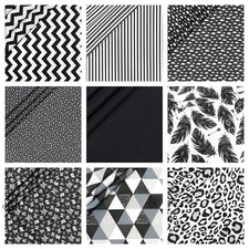 NEW BLACK&WHITE 100% COTTON