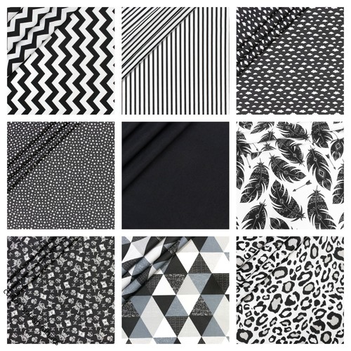New black white 100 - new, cotton